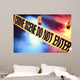 Fresh Crime Scene With Police Tape Wall Decal