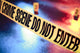 Fresh Crime Scene With Police Tape Wall Decal