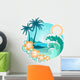 Tropical Backgrounds Wall Decal