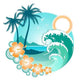 Tropical Backgrounds Wall Decal