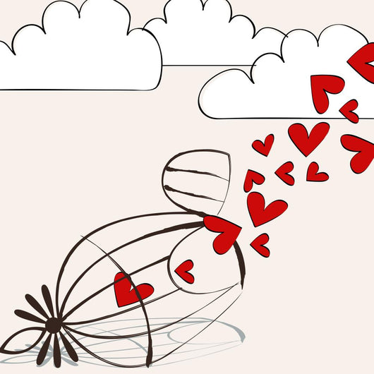 Cute Romantic Illustration Wall Decal