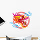 Color Chinese Dragon Head Wall Decal