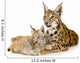Lynx And Her Cub Wall Decal