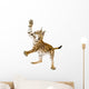 Swatting Lynx Front Wall Decal