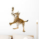 Swatting Lynx Front Wall Decal