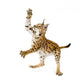 Swatting Lynx Front Wall Decal