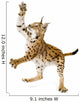 Swatting Lynx Front Wall Decal