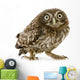 Crouching Young Owl Wall Decal