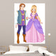 Beautiful Prince And Princess Wall Decal