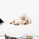 Resting Golden Retriever Puppies Wall Decal
