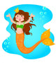 Mermaid Princess Wall Decal