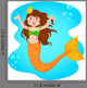Mermaid Princess Wall Decal