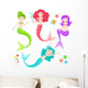 Friendly Mermaids Mermaid Wall Stickers Wall Decal