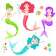 Friendly Mermaids Mermaid Wall Stickers Wall Decal