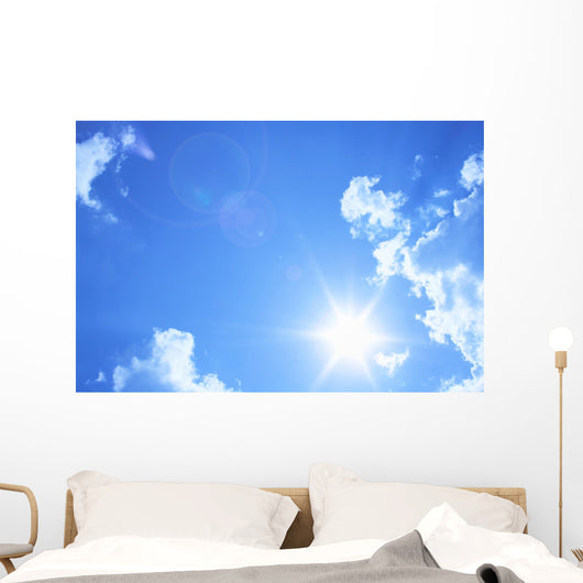 Blue Sky Clouds Beautiful Wall Decal