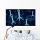 Bacteriophage 3D Wall Decal