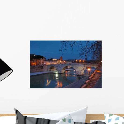 Isola Tiberina Roma Wall Decal