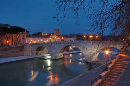 Isola Tiberina Roma Wall Decal