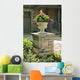 Stone Planter Front House Wall Decal