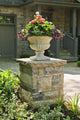 Stone Planter Front House Wall Decal