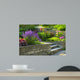 Garden With Stone Landscaping Wall Decal
