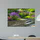 Garden With Stone Landscaping Wall Decal