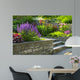 Garden With Stone Landscaping Wall Decal