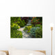 Garden Path With Stone Wall Decal