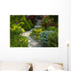 Garden Path With Stone Wall Decal