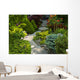 Garden Path With Stone Wall Decal