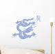 Blue Chinese Dragon Wall Decal