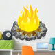 Campfire Wall Decal