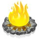 Campfire Wall Decal