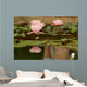 Frog Among Waterlilies Wall Decal