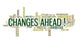 Changes Ahead Concept Word Wall Decal