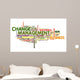 Change Management Word Tag Wall Decal