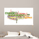 Change Management Word Tag Wall Decal