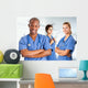 Medical Multiethnic Team Wall Decal