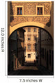 Quiet Historic Street Prague Wall Decal