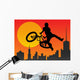 Bicyclist Wall Decal