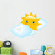 Sun And Cloud Wall Decal