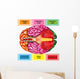 Human Brain Underside - Horizontal Wall Decal