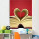 Heart Shaped Book Wall Decal
