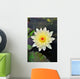 White Lotus Flower Wall Decal