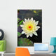 White Lotus Flower Wall Decal