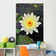 White Lotus Flower Wall Decal
