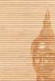 Buddha Bamboo Mat Vertical Wall Decal