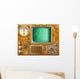 Industrial Steampunk Media Player Wall Decal