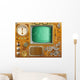 Industrial Steampunk Media Player Wall Decal