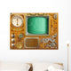 Industrial Steampunk Media Player Wall Decal